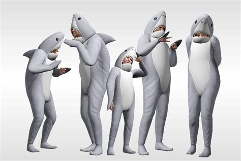 sims 4 shark clothes cc